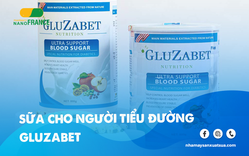 Sữa cho người tiểu đường Gluzabet