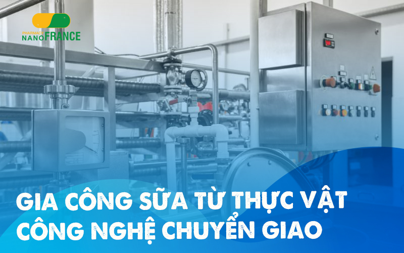 Gia công sữa từ thực vật công nghệ chuyển giao ĐỘC QUYỀN